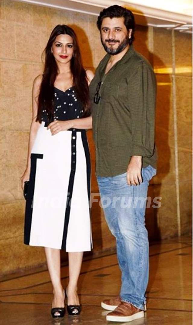Goldie Behl With His Wife, Sonali Bendre