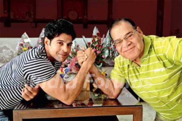 Rajeev Khandelwal with his father Col. C.L. Khandelwal