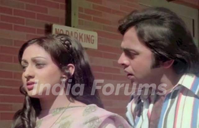 Vinod Mehra with Bindiya Goswami