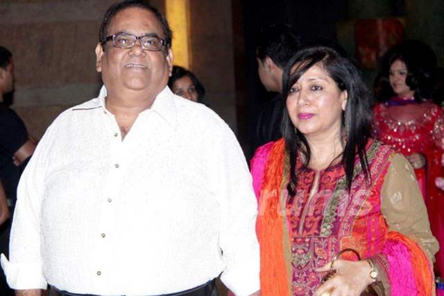 Satish Kaushik With His Wife