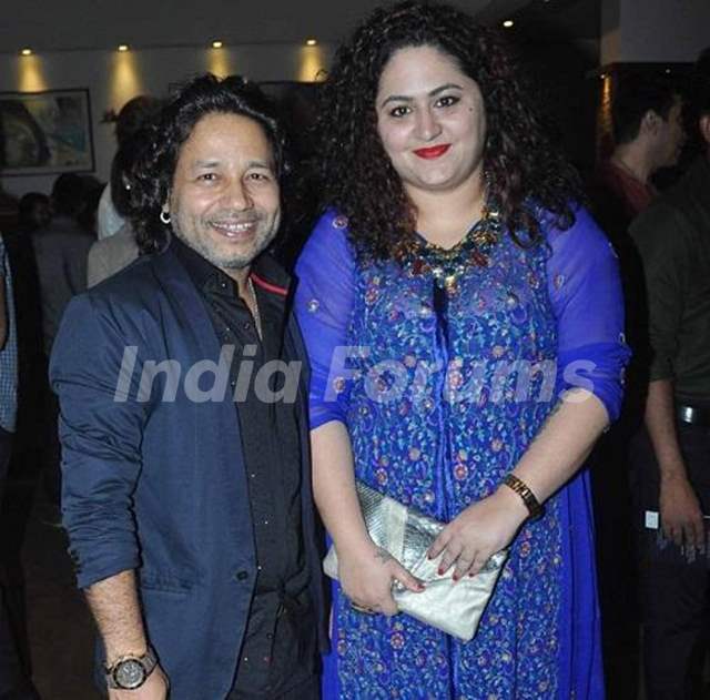 Kailash Kher with wife Sheetal Kher