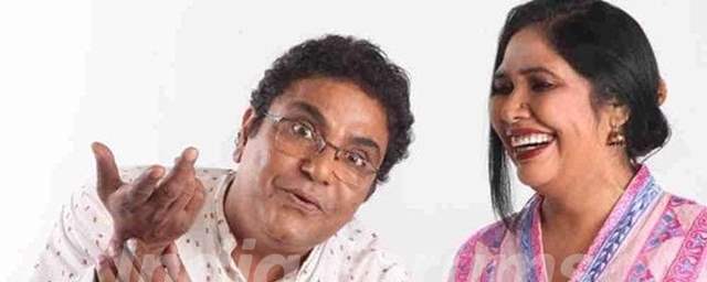 Zakir Hussain with his wife