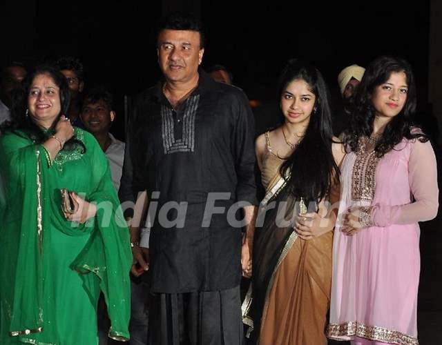 Anu Malik with his family