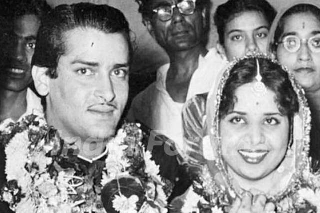 Shammi Kapoor With His Wife Geeta Bali