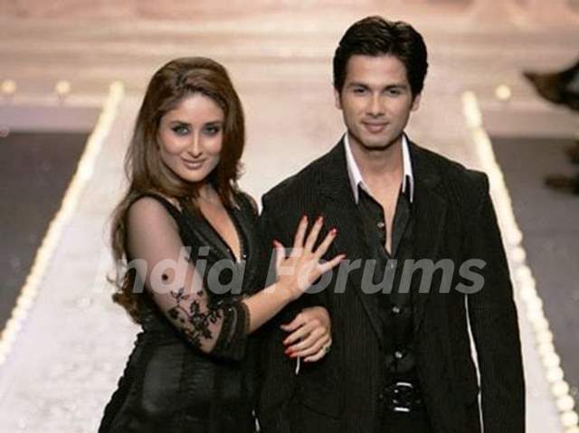 Shahid Kapoor With His Ex-Girlfriend Kareena Kapoor