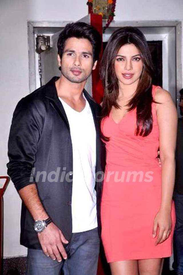 Shahid Kapoor With His Ex-Girlfriend Priyanka Chopra