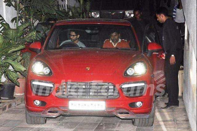Shahid Kapoor In His Car Porsche Cayenne GTS