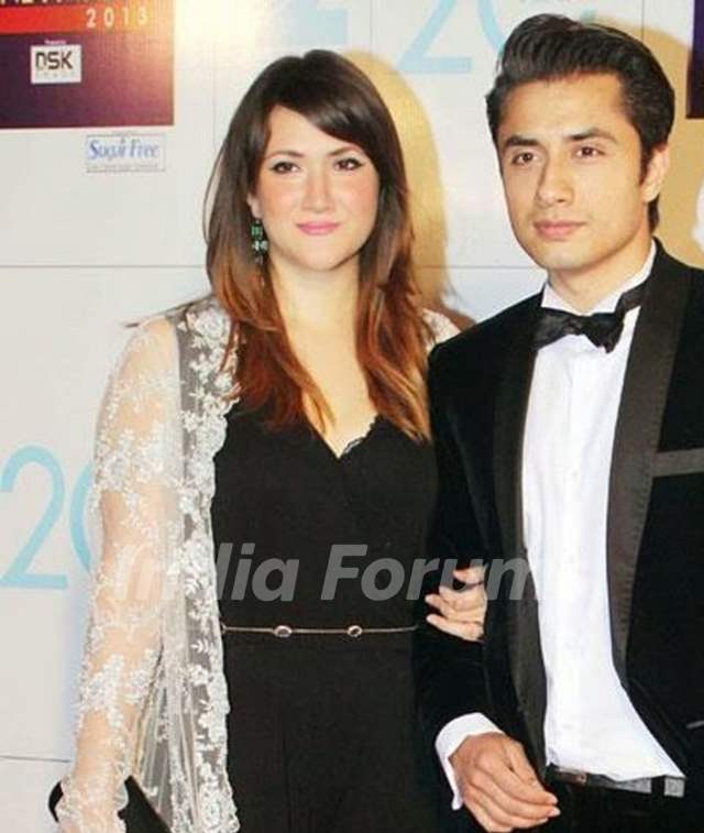 Ali Zafar With His Wife