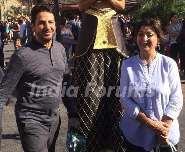 Gurdas Maan with his wife