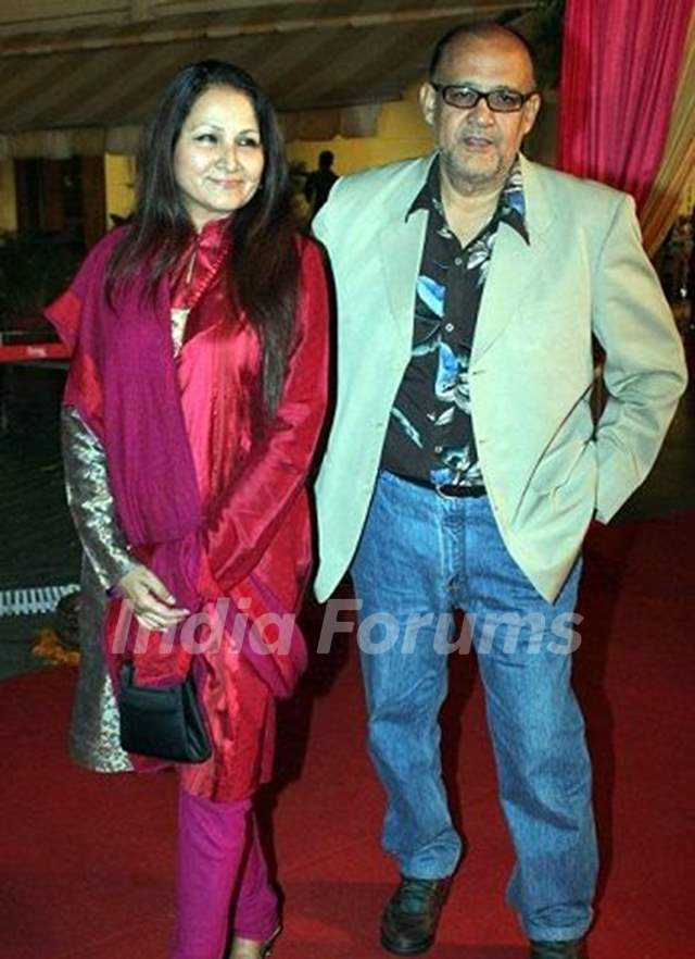 Alok Nath with Wife Ashu Singh