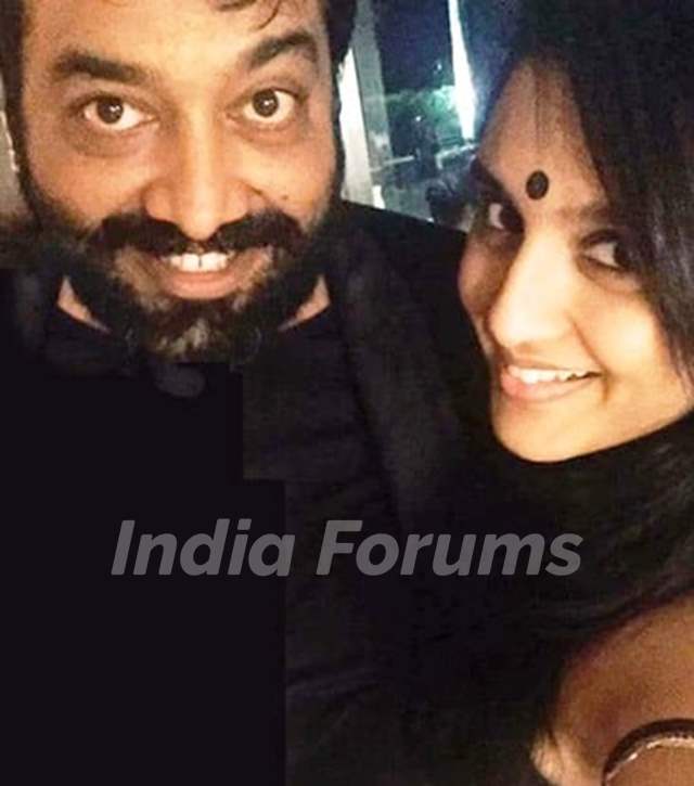 Anurag Kashyap with Shubhra Shetty