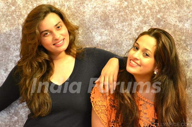 Shweta Pandit with her sister