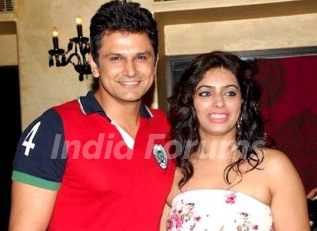 Sandeep Rajora with his wife Roshie Rana