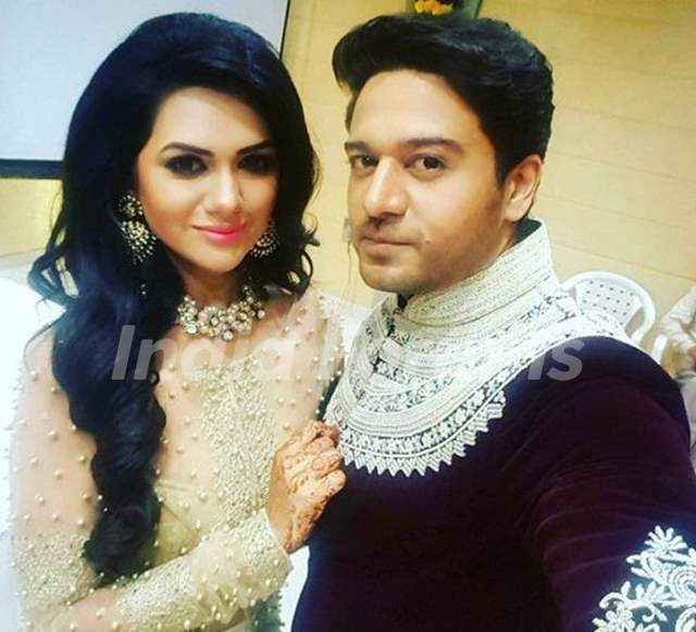 Gaurav Khanna with his wife Akansha 