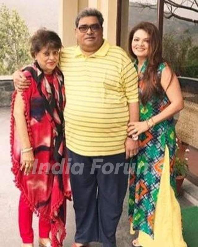 Sheeba Akashdeep with her parents