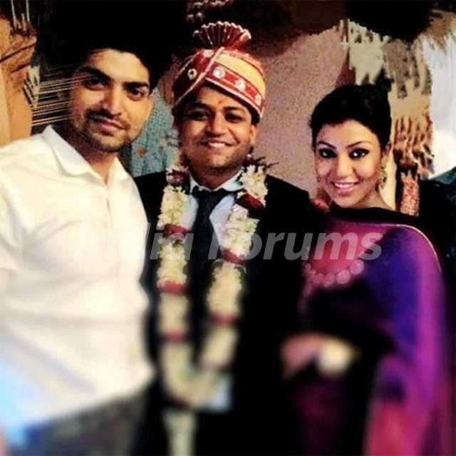 Gurmeet Choudhary with his wife Debina Bonnerjee and brother Gangaram Choudhary