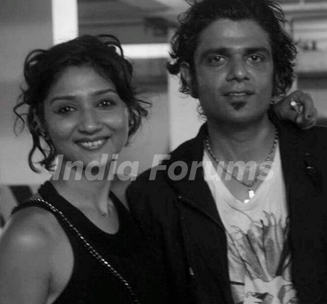 Amit Sial with his wife Aanchal Sial