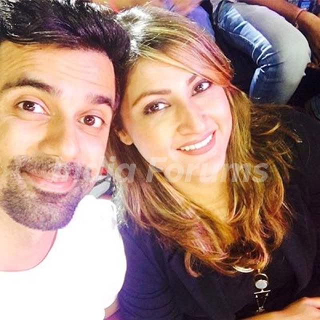 Urvashi Dholakia with Anuj