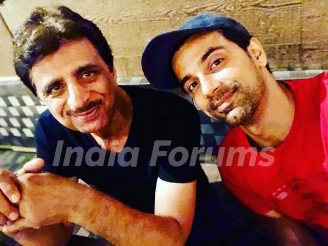 Anuj Sachdeva with his father