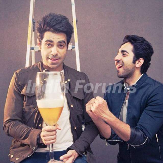 Ayushmann Khurrana with his brother