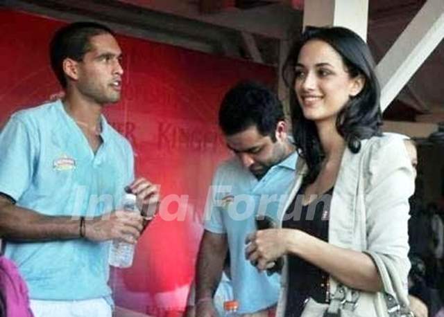 Siddharth Mallya with  Angela Johnson