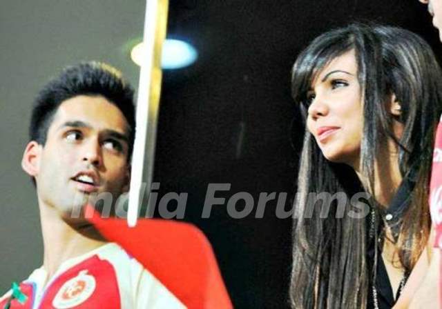 Siddharth Mallya with Sharmila Nicollet