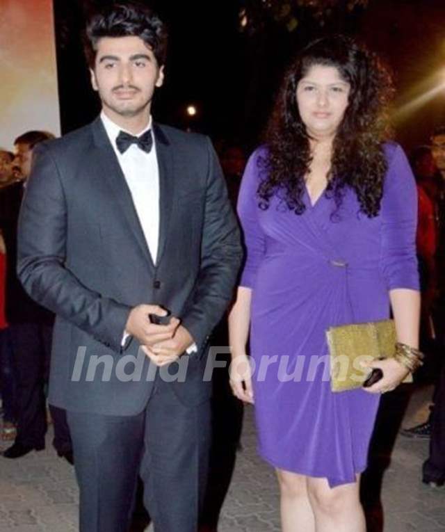 Arjun Kapoor with his sister Anshula Kapoor
