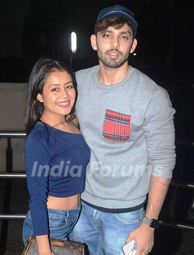 Himansh Kohli with Neha Kakkar