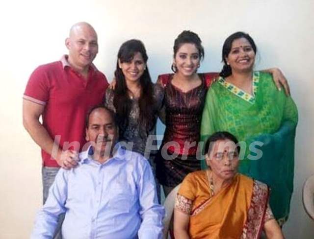 Asha Negi with her family