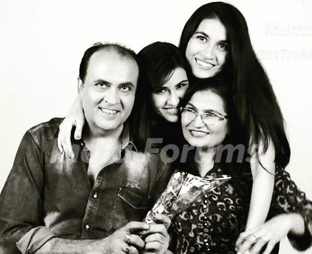 Sheena Bajaj with her family