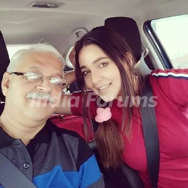 Mansi with her father