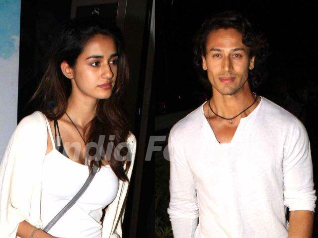 Tiger Shroff With His Girlfriend Disha Patani