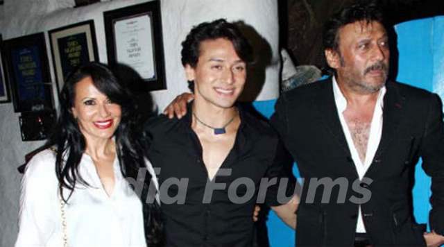Tiger Shroff With His Parents