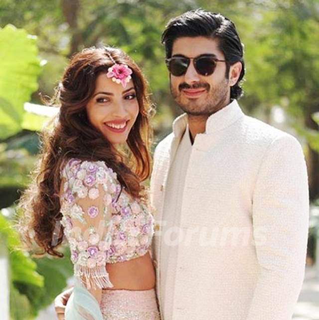 Mohit Marwah with his wife Antara Motiwala