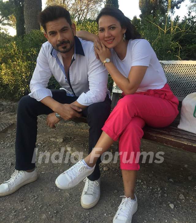 Rochelle Rao with Keith Sequeira