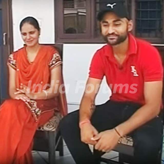 Sandeep Singh With His Wife