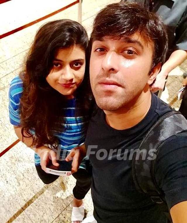 Sahil Mehta with his wife Eesha Danait