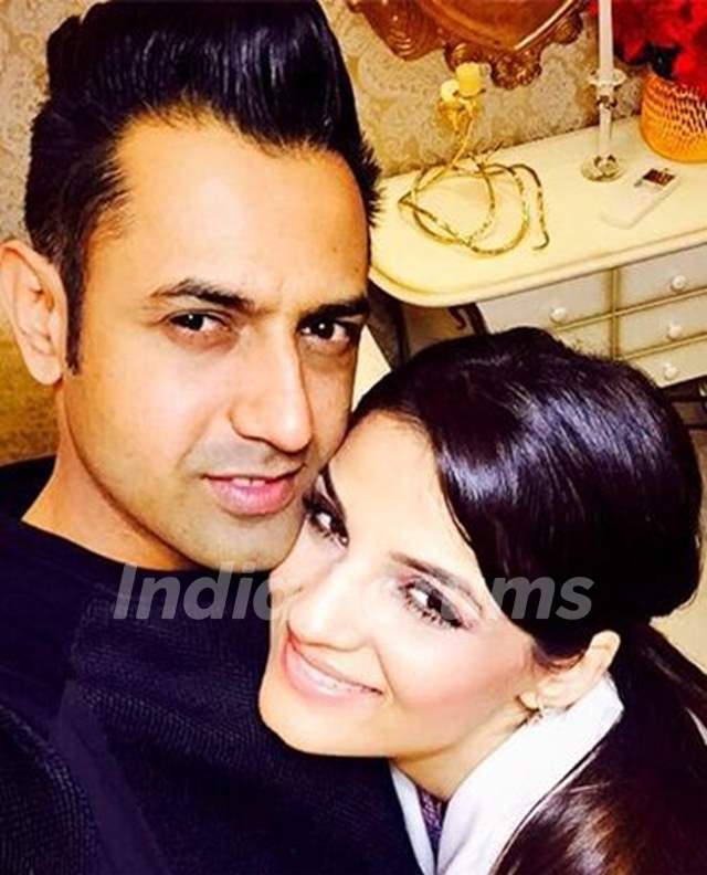 Gippy Grewal with his wife