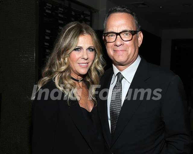 Tom Hanks with his wife Rita Wilson