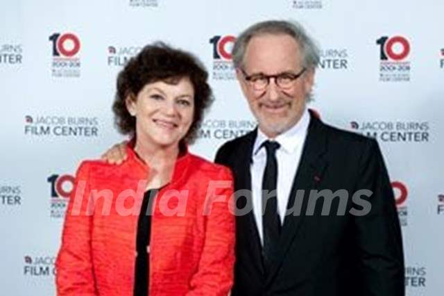 Spielberg with Janet Maslin