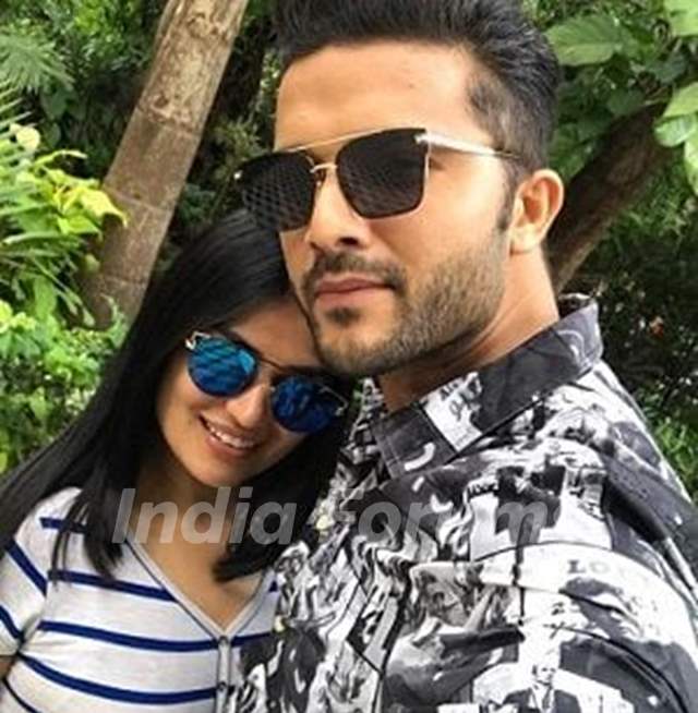 Lalit Bisht with girlfriend