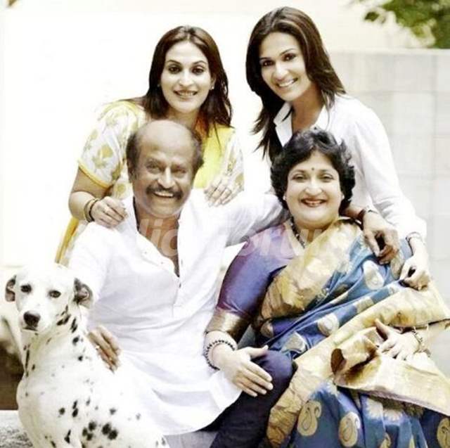 Soundarya Rajinikanth with her family