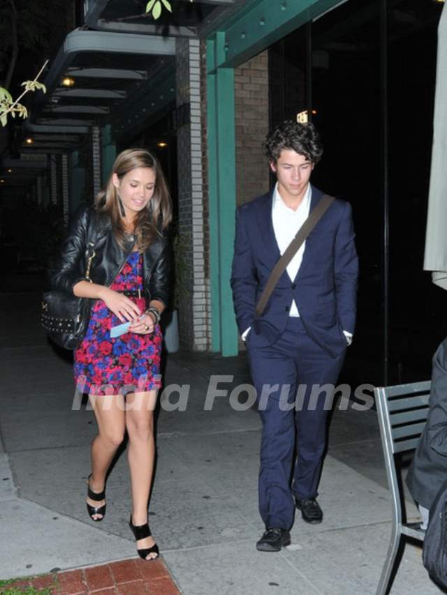 Nick Jonas with Nicole Anderson