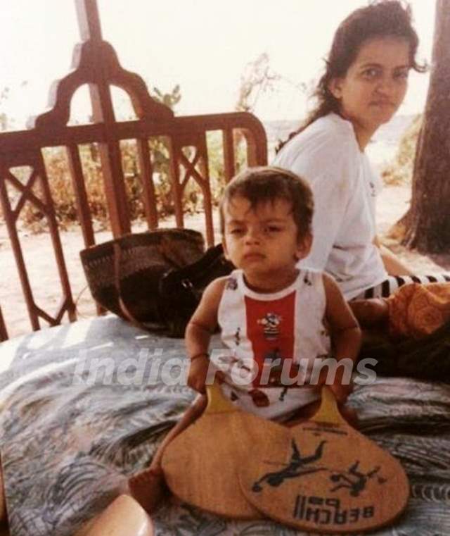 Zaheer Iqbal's childhood pic with his mother