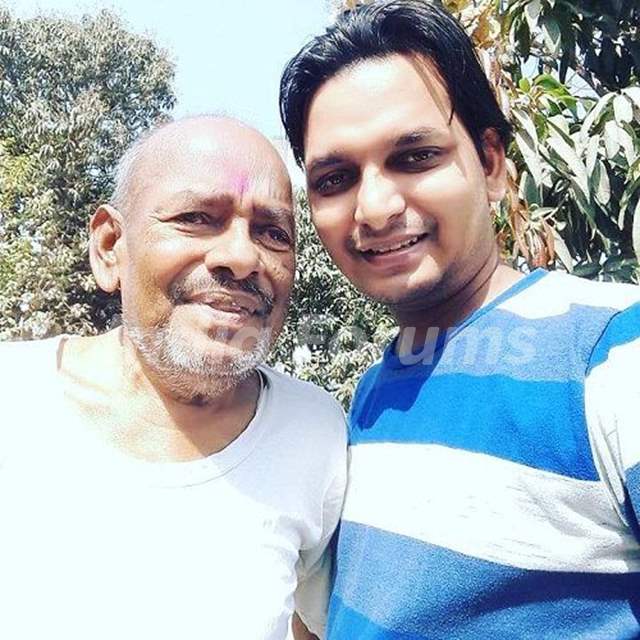 Paritosh Tripathi with his father Raman Tripathi