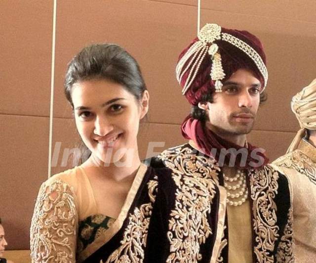 Gaurav Arora with Kriti Sanon