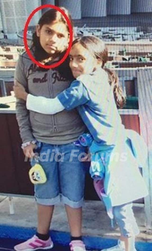 Sharmin Segal (encircled) with her sister