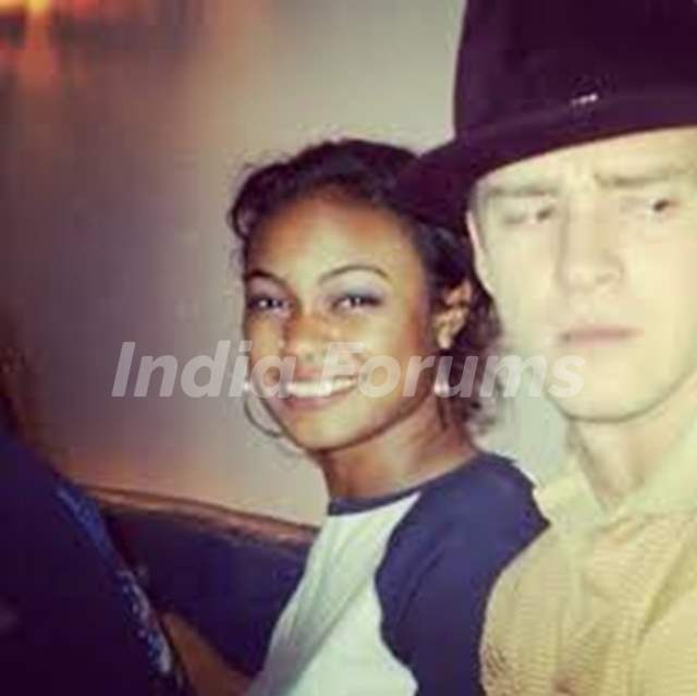 Tatyana Ali and Justin