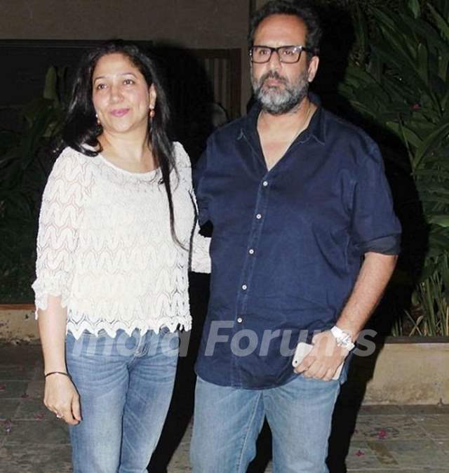 Anand L Rai with his wife