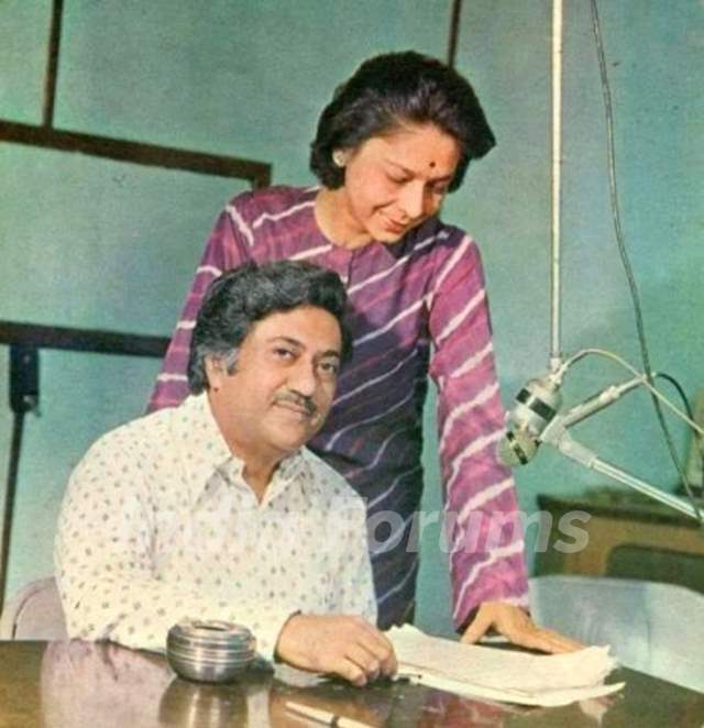 Ameen Sayani with his Wife